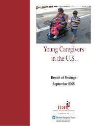 Cover of the Young Caregivers in the U.S. report
