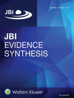 Cover of JBI Evidence Synthesis journal