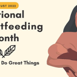 Promotional banner for National Breastfeeding Month from the Indian Health Service