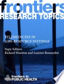 Cover of Telemedicine in Low-Resource Settings (2015 eBook)